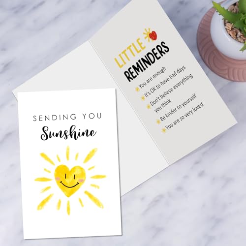 Funny Encouragement Card for Friends & Family - Sending You Sunshine