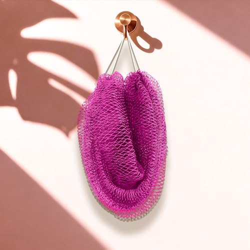 Acolidas African Net Sponge 2-Pack, 45 Inch Long Exfoliating Bath Net