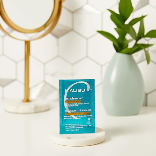 Malibu C Miracle Repair Blonde Enhancer Hair Treatment Packet