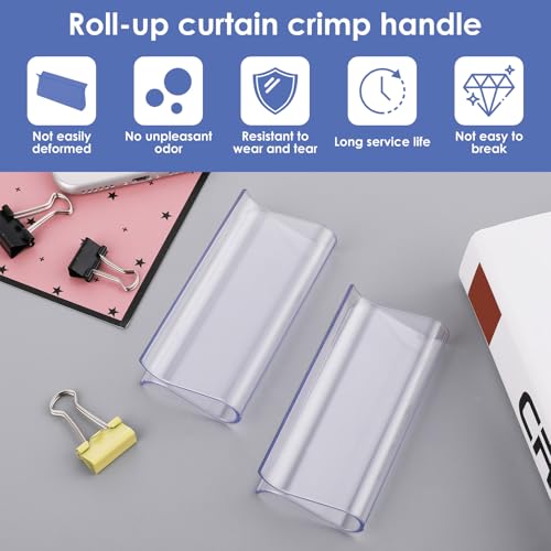 2-Pack Plastic Roller Shade Pulls for Easy Window Blinds Operation
