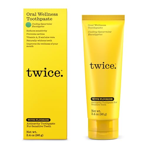 Twice Anti-Cavity Fluoride Toothpaste Spearmint 3.4 oz