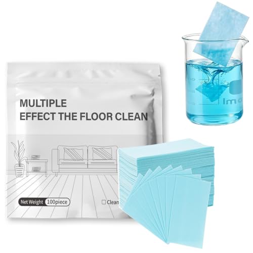 100PCS Multi-Surface Floor Cleaning Tablets for Wood, Tile & Vinyl