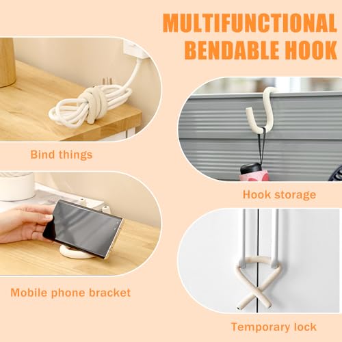 OULIGET Bendable Multifunctional S-Hook Hanger - 2 Pieces for Garage, Closet, Kitchen