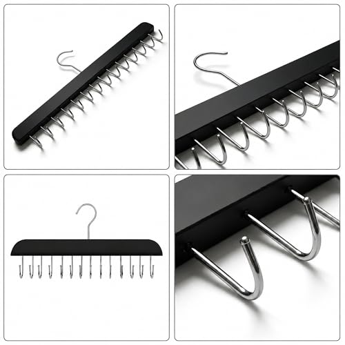 Hair Extension Organizer - 2 Pack Storage Hanger with Metal Hooks