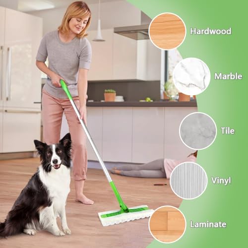GLIMGLINT Heavy Duty Dry Sweeping Cloths for Swiffer Sweeper, 32 Count