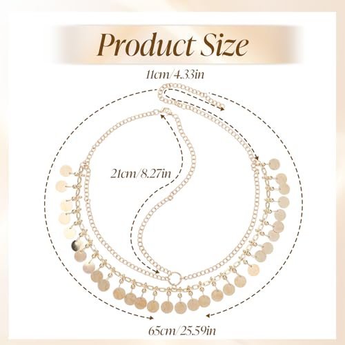 Gold Head Chain & Snake Charm Egyptian Headpiece for Costume & Prom