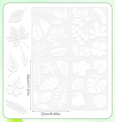 Bird Strike Prevention Window Clings - 26 Leaf Decals for Safety