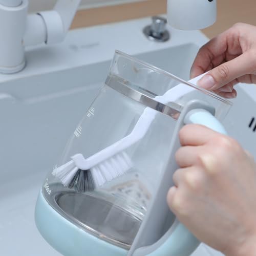 3-Piece Right Angle Kitchen Scrub Brush Set for Deep Cleaning