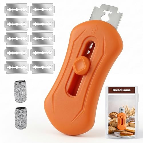 Magnetic Bread Lame Scoring Tool with 10 Razor Blades