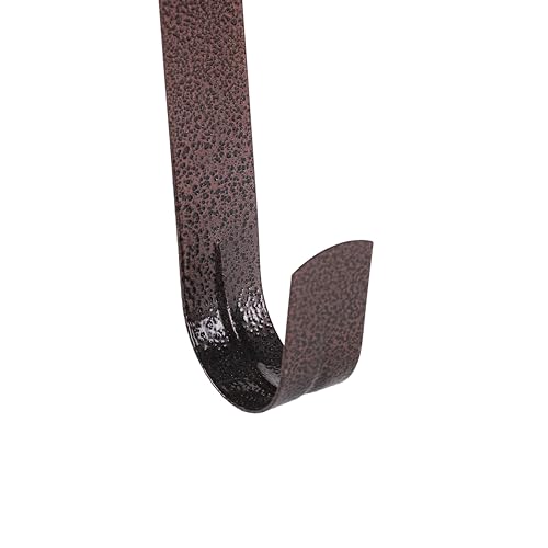 Sattiyrch 15-Inch Textured Brass Wreath Hanger for Doors