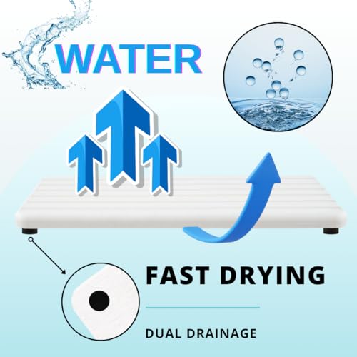 Ankzon 2-Pack Fast-Drying Diatomite Sink Tray, Ultra-Absorbent Soap Holder