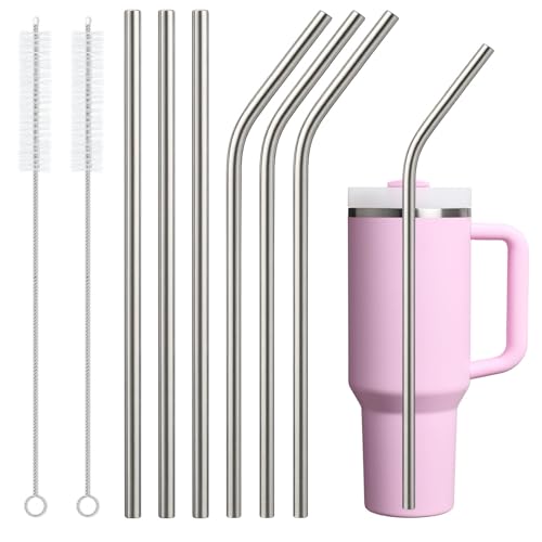 BuildLife Stainless Steel Straw Set for Stanley 40oz & 30oz Tumblers