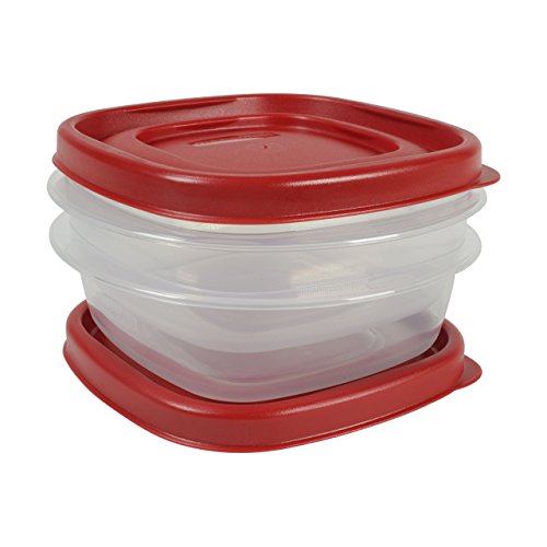 Rubbermaid Easy Find Lids Food Storage Containers, 1.25 Cup Set