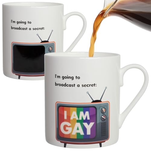 I Am Gay Color Changing 12oz Ceramic Coffee Mug - TV Variation