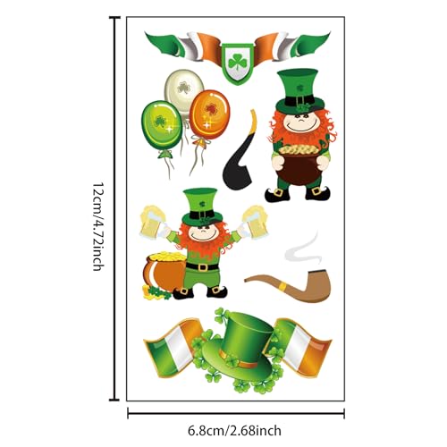 Soccer Temporary Tattoos Oil Painting Style Face Stickers Party Favors