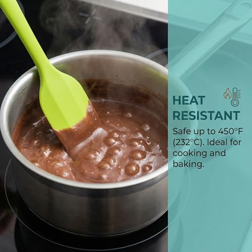 5-Piece Silicone Spatula Set - Heat Resistant, BPA-Free, Non-Stick