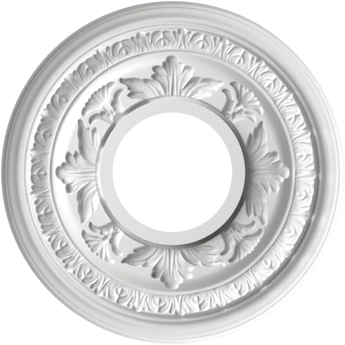 Ekena Millwork 10" PVC Ceiling Medallion - Dark Bronze Finish