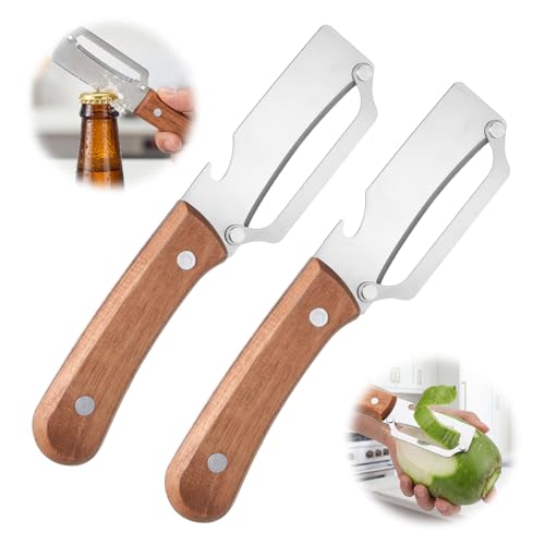 2-in-1 Stainless Steel Vegetable Peeler & Bottle Opener