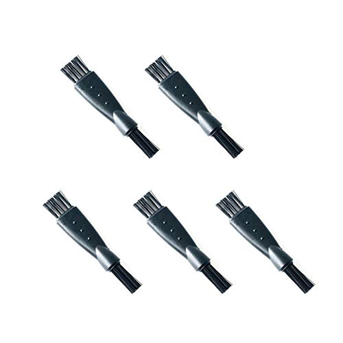 Lasenersm 5-Piece Double-Ended Electric Shaver Cleaning Brushes - Black