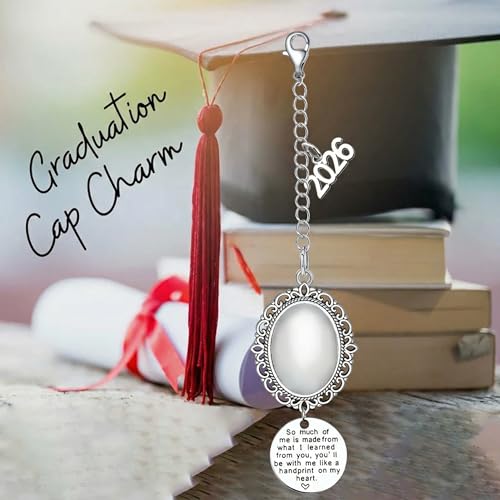 Personalized Graduation Cap Memorial Photo Charm for 2026