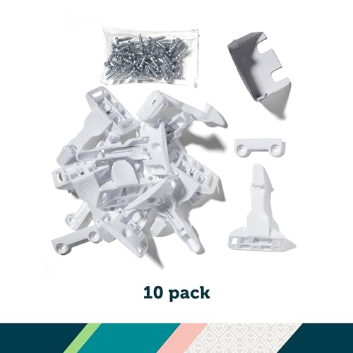 Safety 1st Spring-Loaded Cabinet and Drawer Latches, 10 Pack