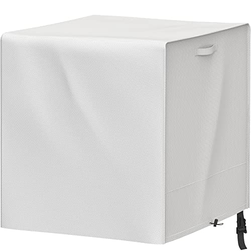 Simple Houseware Waterproof 24.5 x 24.5 x 30.2-Inch Air Conditioner Cover for Small Units