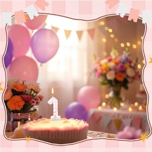 Silly Goose Cake Topper Candle - Pink Birthday Decoration
