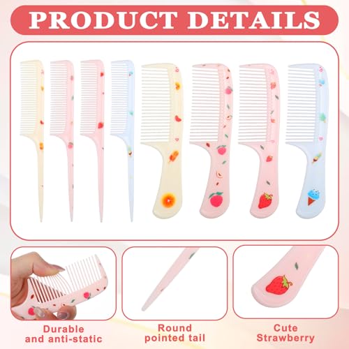 8-Piece Baby Hair Comb and Styling Set for Toddlers and Kids