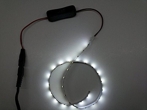 2 Pin LED Strip Connector with Inline Switch - 3 Pack for 10mm Lights