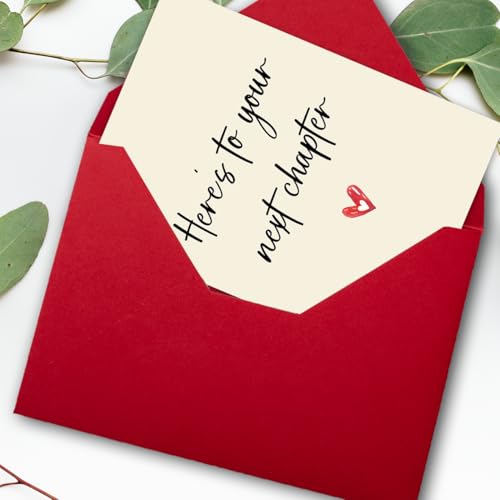 Bestmelo BT-072 Congratulations Card for New Beginnings - Farewell, Retirement, and Good Luck Gifts
