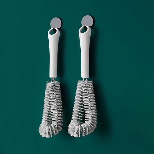 TEITEAI Coffee Carafe Cleaning Brush for Chemex, Nylon Bristles