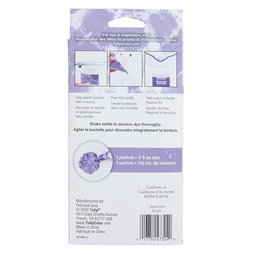 Tulip One-Step Tie-Dye Refill Kit - 3 Pack Lavender Fabric Dye