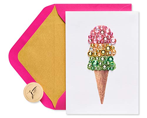 Papyrus Totally Cool Birthday Card with Gold Seal, 7x5 inches