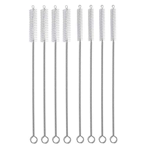 Hiware 8-Piece Straw Cleaner Brush Set - Food Grade Stainless Steel