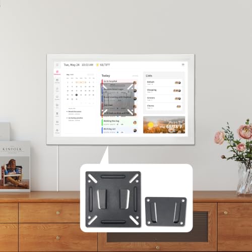 Akimart Universal Wall Mount for 14-27 Inch Monitors & TVs, VESA 75x75 to 100x100mm, Max 33 lbs