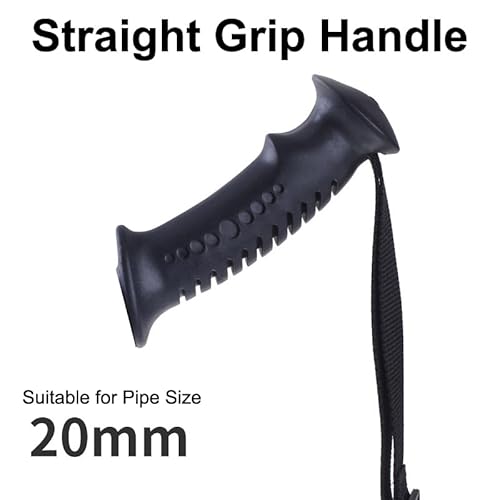 2 Pack Trekking Pole Handle Grip Replacement Rubber Sleeve Adapter with Hand Straps for 20mm Dia. Hiking Poles Walking Stick Cane Monopod Climbing Rod