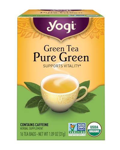 Organic Green Tea - Pure, Invigorating, 16 Count | YOGI TEA