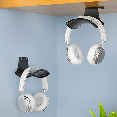 2-Pack Headphone Wall Mount Hook Hanger for All Headsets