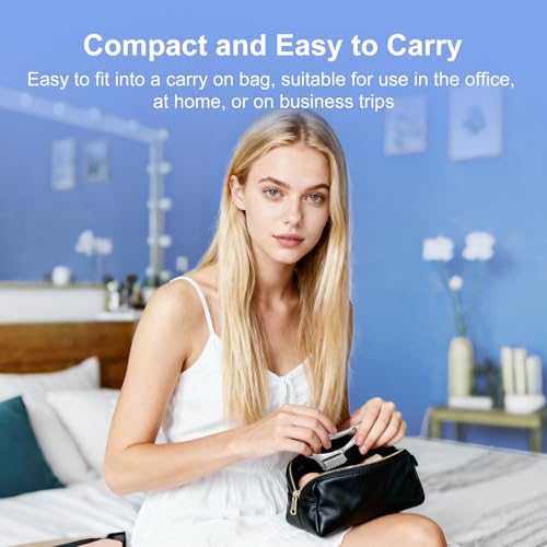 HUGJOG Metal Face and Body Massage Roller with Gua Sha Edge for Tension Relief