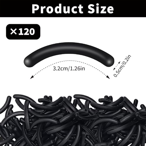 CllyCnny 120PCS Eyelash Curler Refills Silicone Replacement Pads with Case