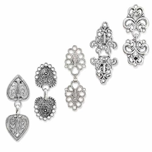 5PCS Vintage Sweater Clips for Women - Retro Cardigan & Shawl Clips