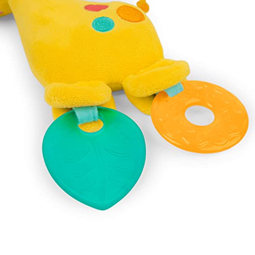 Bright Starts Safari Soother Rattle & Teether Toy - Giraffe (Pack of 2)