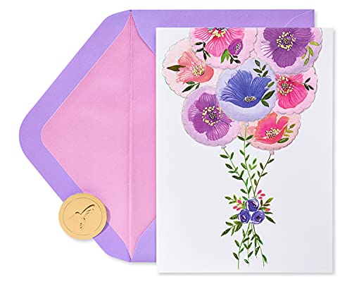 Papyrus Beautiful Day Birthday Card with Premium Embellishments