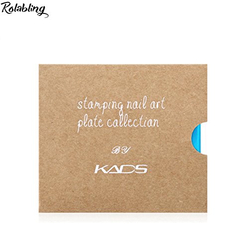 Rolabling Star Moon Heart Nail Stamping Plate Stainless Steel Manicure Stencil