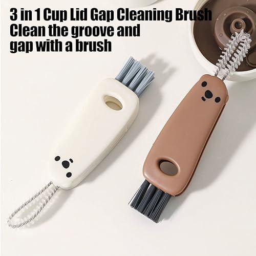 3-in-1 Cup Lid Gap Cleaning Brush for Kitchenware - LEKAYIHU