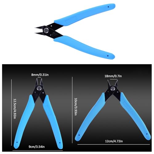 NentMent 2 Pack Nail Art Scissors Rhinestone Remover & Micro Cutters