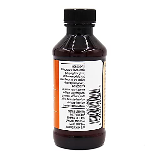 LorAnn Oils Orange Emulsion Flavoring - 4 Fl Oz (Pack of 4)