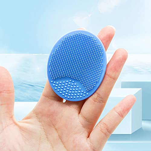 MR LION Silicone Facial Cleansing Brush 4 Pack - Soft Face Scrubber & Exfoliator for Deep Pore Cleansing and Blackhead Removal