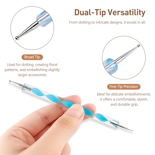 Kootinn Ball Stylus Dotting Tool Set for Clay Sculpting and Nail Art