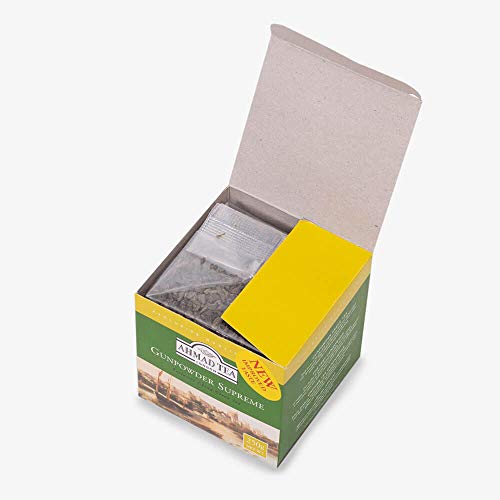 Ahmad Tea Gunpowder Green Tea Loose Leaf, 500g - Caffeinated